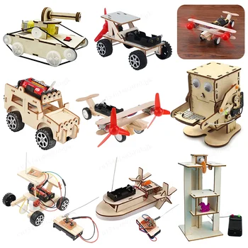 Wooden Coin-Eating Robot Kit 1