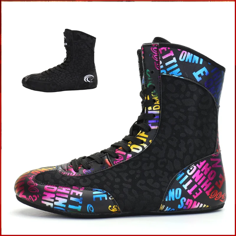 Zapatos De Boxeo Leichtrit Botas Boxeo,Antideslizantes Zapatillas De Lucha Zapatillas De Boxeo