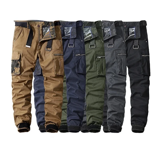 Tactical Cargo Pants Men's Multi-pocket Casual Trousers Men Outdoor Jogging  Military Sports Overalls Straight Pantalones Hombre - AliExpress