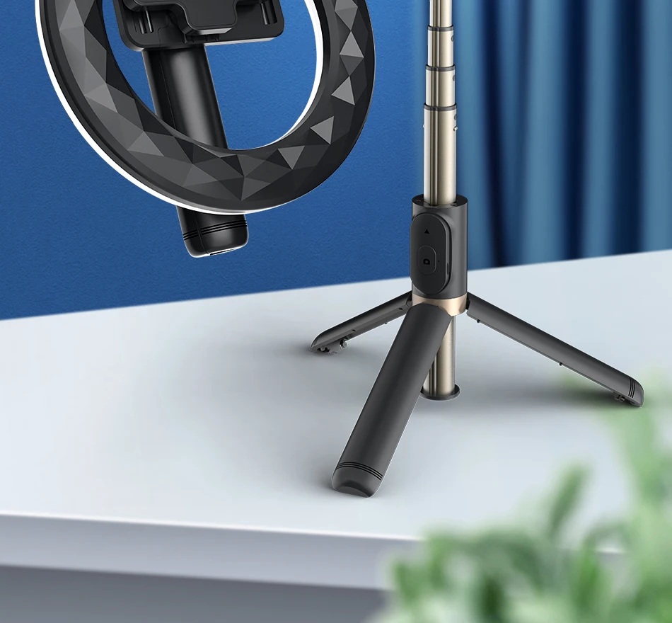 Description Picture 5 of itemSelfie Stick Monopod Tripod with Wireless Bluetooth Remote Ring Fill Light for Mobile Huawei Iconic Brand IPhone Cell Phone Smartphone