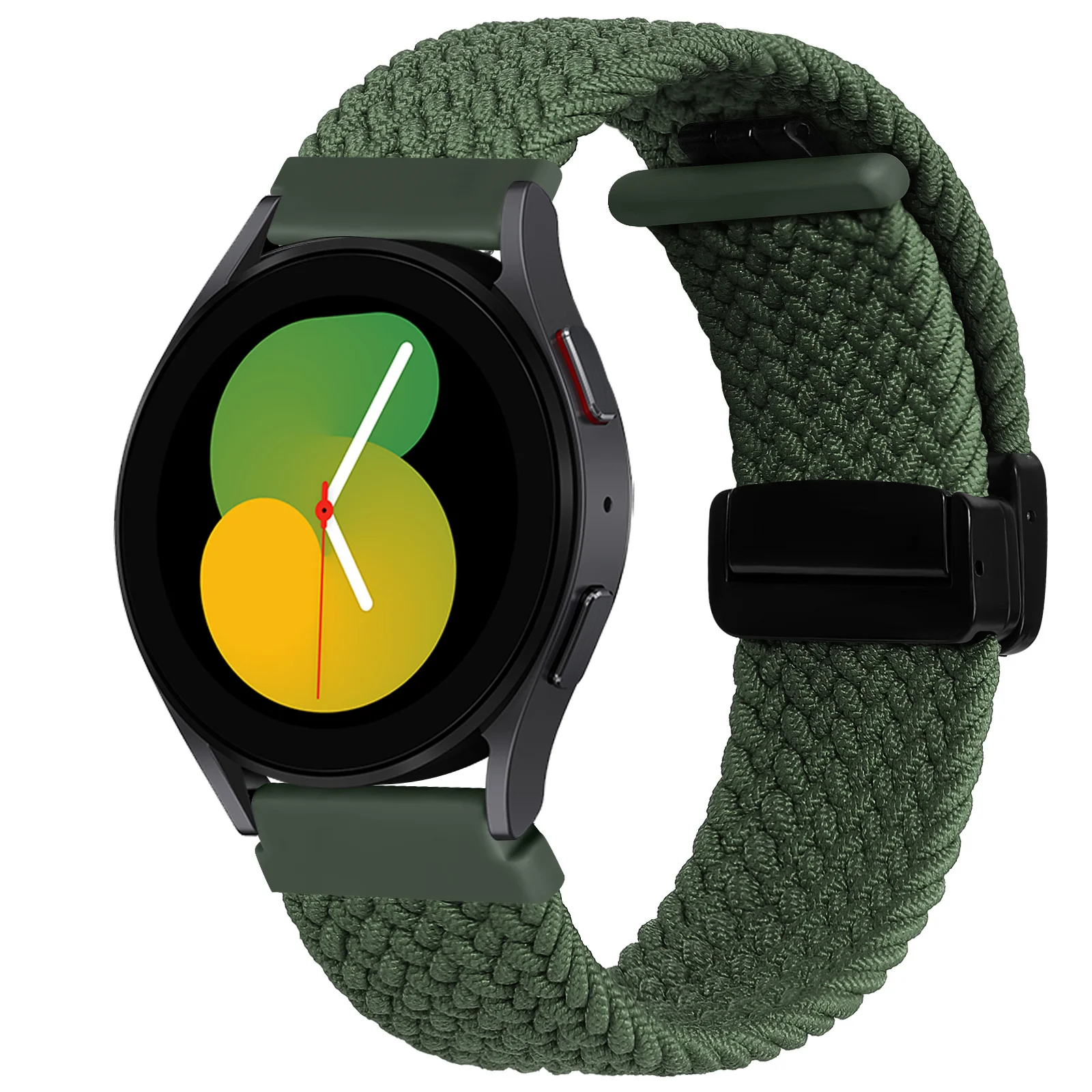 Magnetic Braided Bracelet Watch Strap, 20mm/22mm, Universal Compatibility