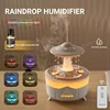Rain Cloud Humidifier Water Drip with Remote Raindrop Humidifier Rain Cloud Diffuser Mushroon Air Humidifier with Rain Lamp 1