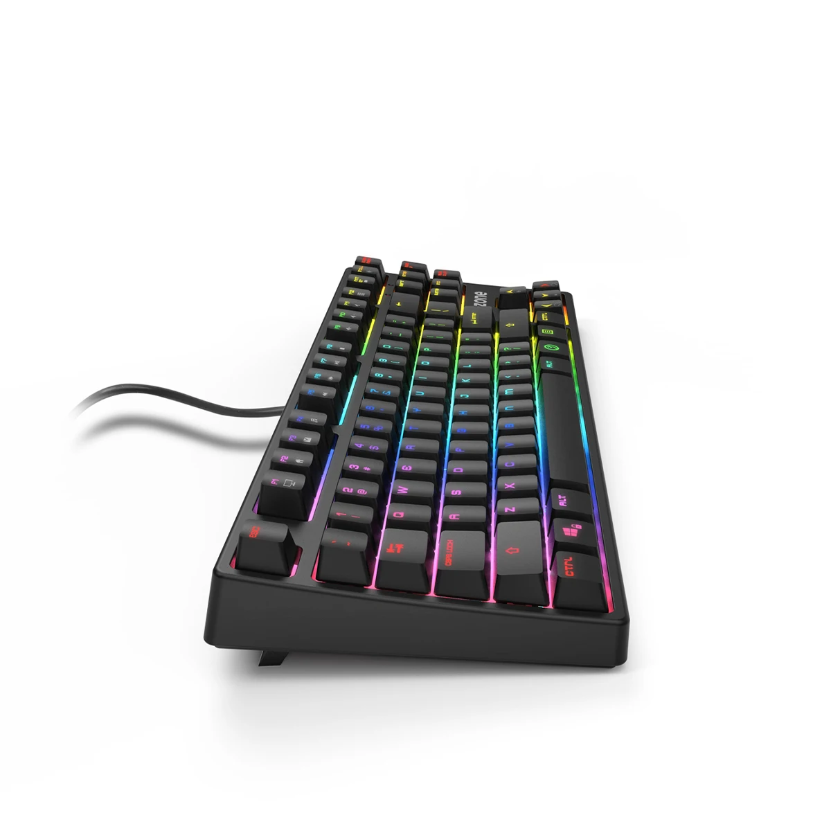 OZONE MINI TACTICAL-mechanical Gaming keyboard without numeric keyboard,  Bluetooth 5.0, Outemu Red Switches, RGB LED lighting, silent, Spanish  Layout, Black - AliExpress