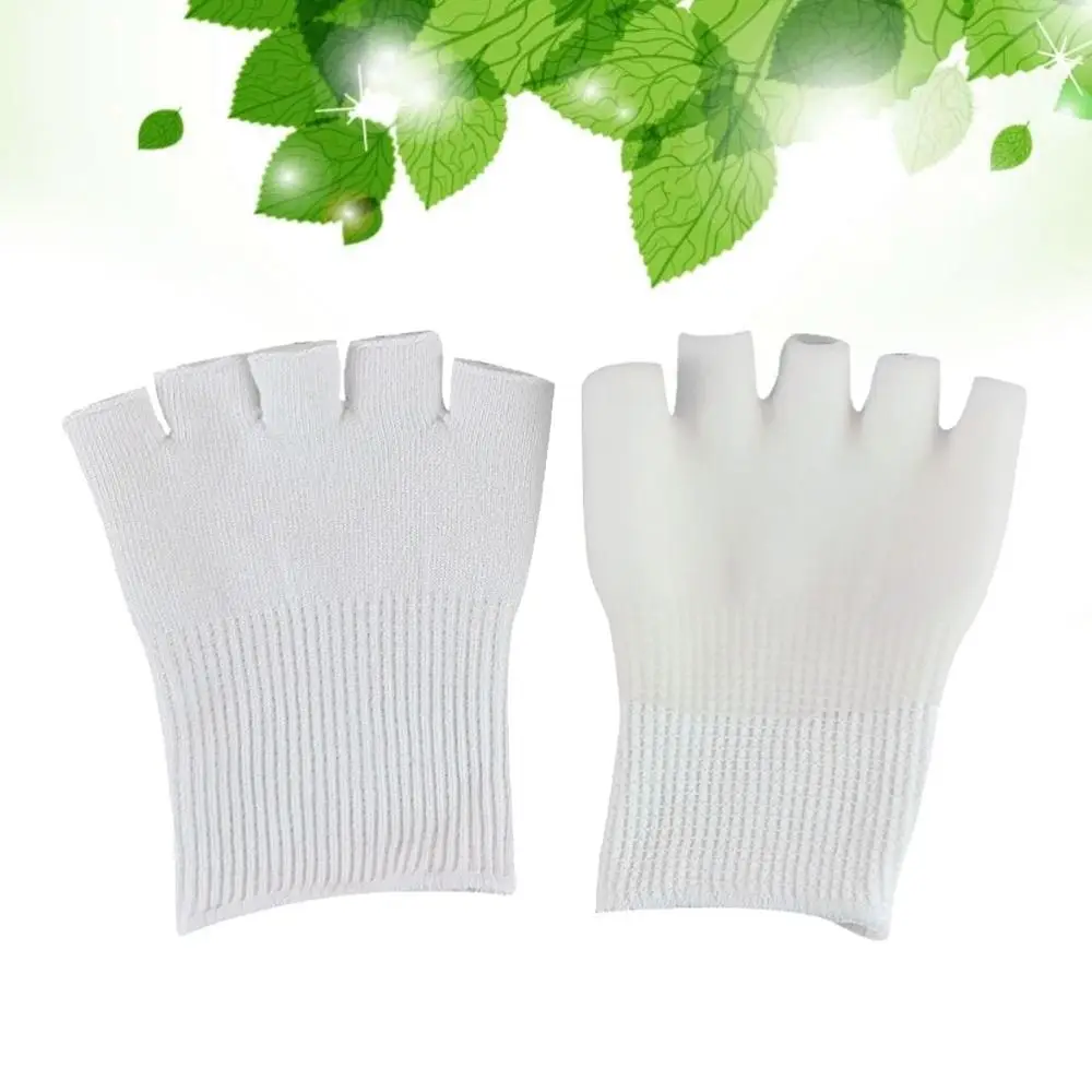 

Gel Five Toe SPA Socks New Foot Care Supplies White Gel Toe Cover Fabirc Foot Palm Socks Women Girls