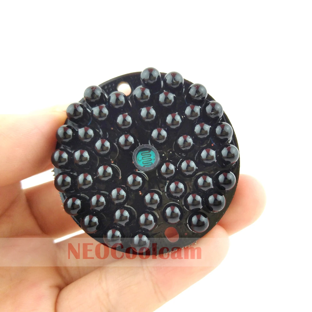 Illuminateur Infrarouge IR 940nm 48 LED Pour Caméra De Vision Nocturne - Panneau Lumineux 6.2x5 Cm - Neuf