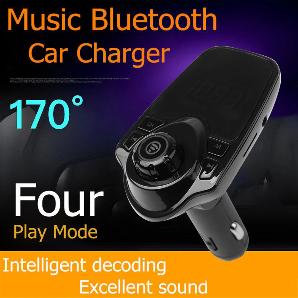 1.44" LCD Screen Car Bluetooth-compatible FM Transmitter Hands-free Car Kits 2 USB Charger MP3 Player w/ MIC Accessories bluetooth audio adapter,fm transmitter,car mp3 player