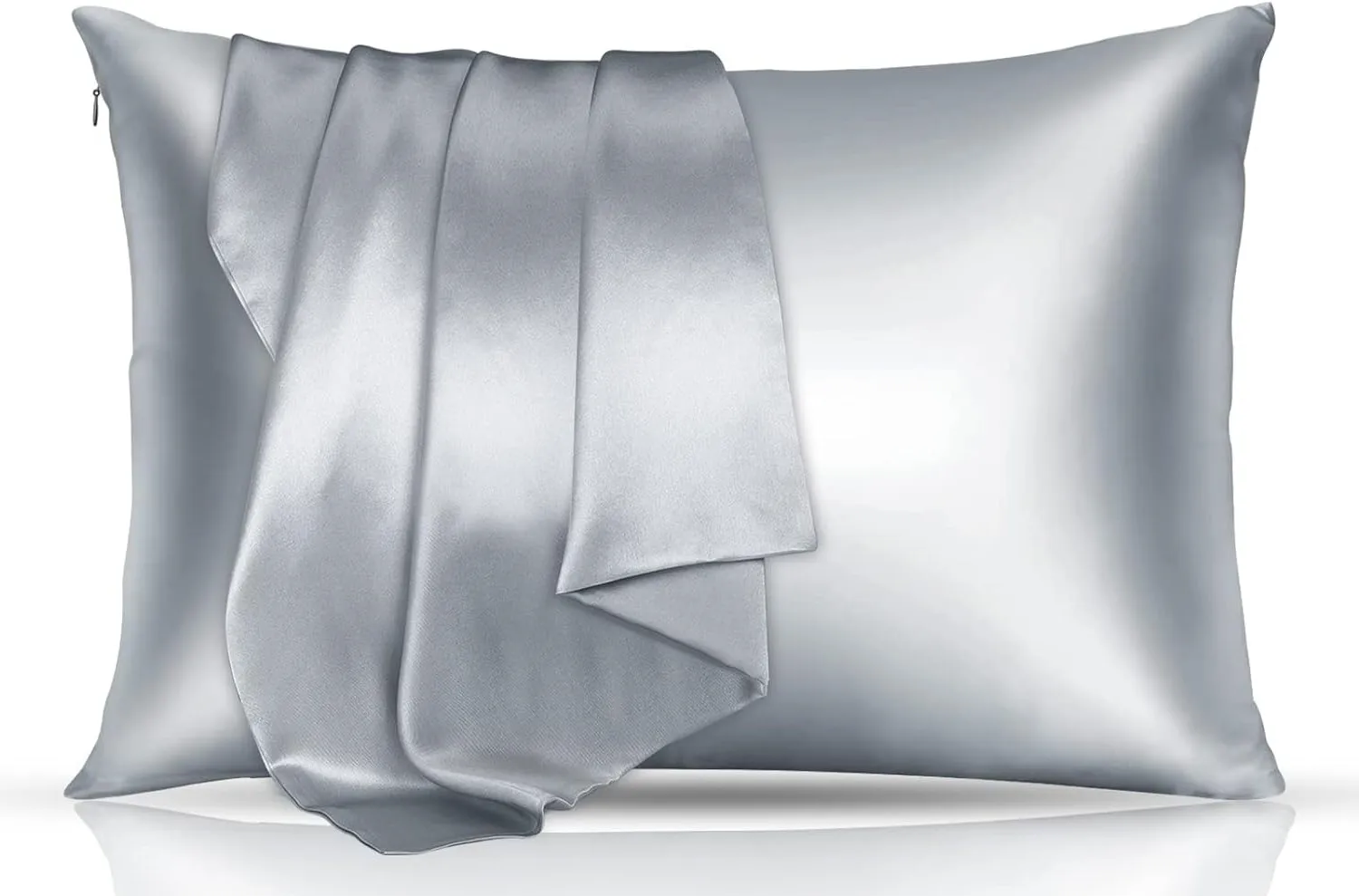1 PC Silk Satin Toddler Pillowcase 35X50CM, Super Soft and Silky Cooling Travel PillowCases for Nursery, Kids, Boys Girls