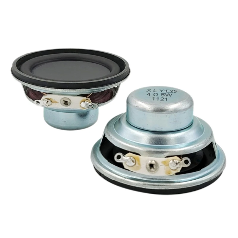 M6CA 45mm Stereo Portable Speaker 4Ohm 5W Full Ranges Speaker Rubber Sound Loudspeaker
