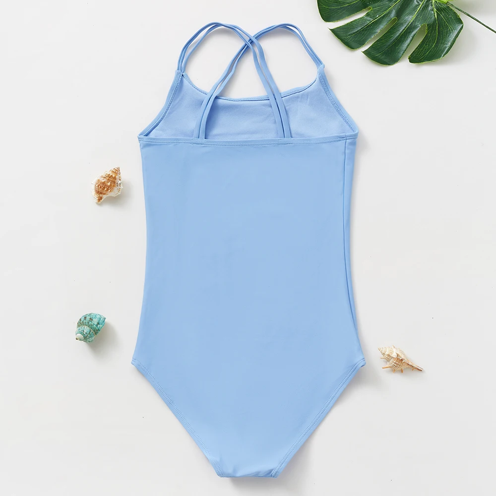 7-13Y Teenager Girls Swimsuit One Piece for Kid Girl