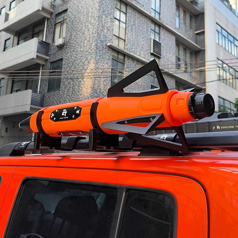 Missile Shaped 5L Oil Drum Vehicle Mounted for Roof Luggage Rack or Rear Position Trailer Parts & Accessories