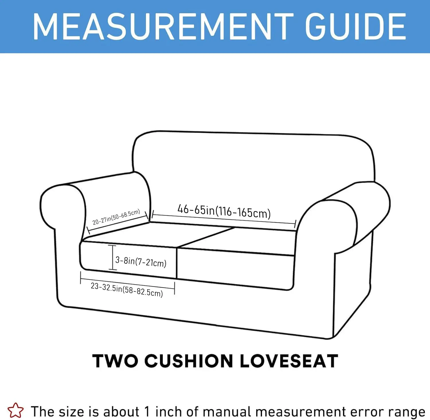 Olanly Magic Sofa Covers Washable Fashion Universal Couch Cushion Covers Navy Cushion Loveseat Large Size Stretch Couch Sofa 6