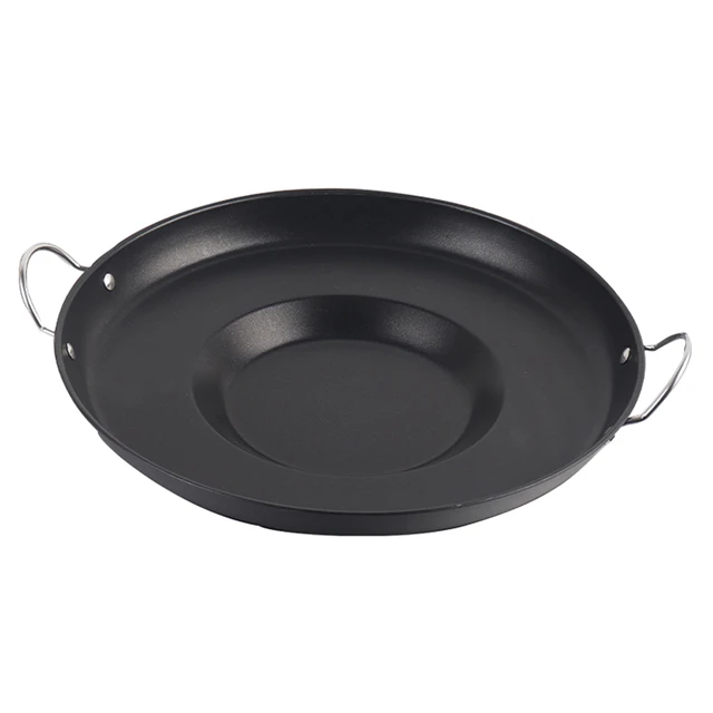 Flat Frying Pan Stainless Steel Comal Frying Bowl Comal Convex Cookware  Stir Fry Pan Non-Stick Roti Pan Griddle Crepe Pan Frying - AliExpress