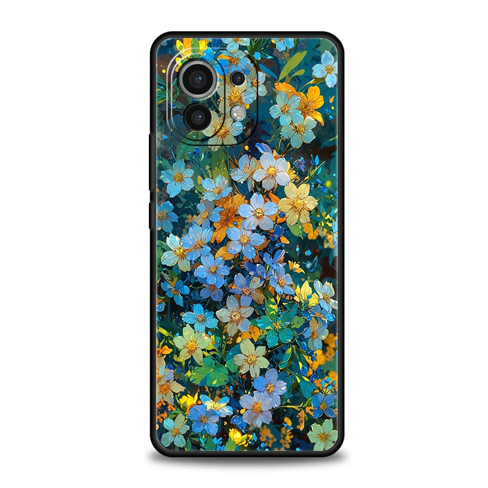 Oil Painting Flower Art Phone Case Cover