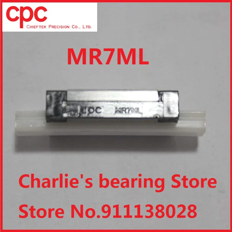 

1 шт. 100% Новый тайваньский Оригинальный оригинальный миниатюрный линейный направляющий блок CPC MR7ML