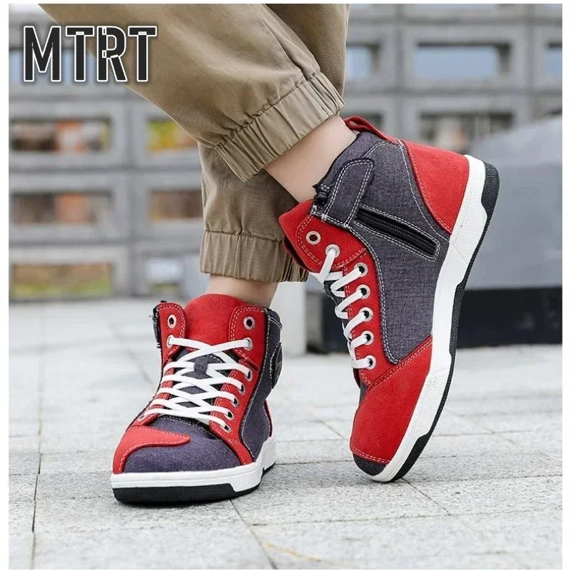 Motorcycle Boots Motos Riders Protective Boots Waterproof Non-slip Motocross Mountain Racing Shoes Casual Shoes safety shoes rain boots motorcycle shoes mens shoes motorcycle rain boots motorcycle boots