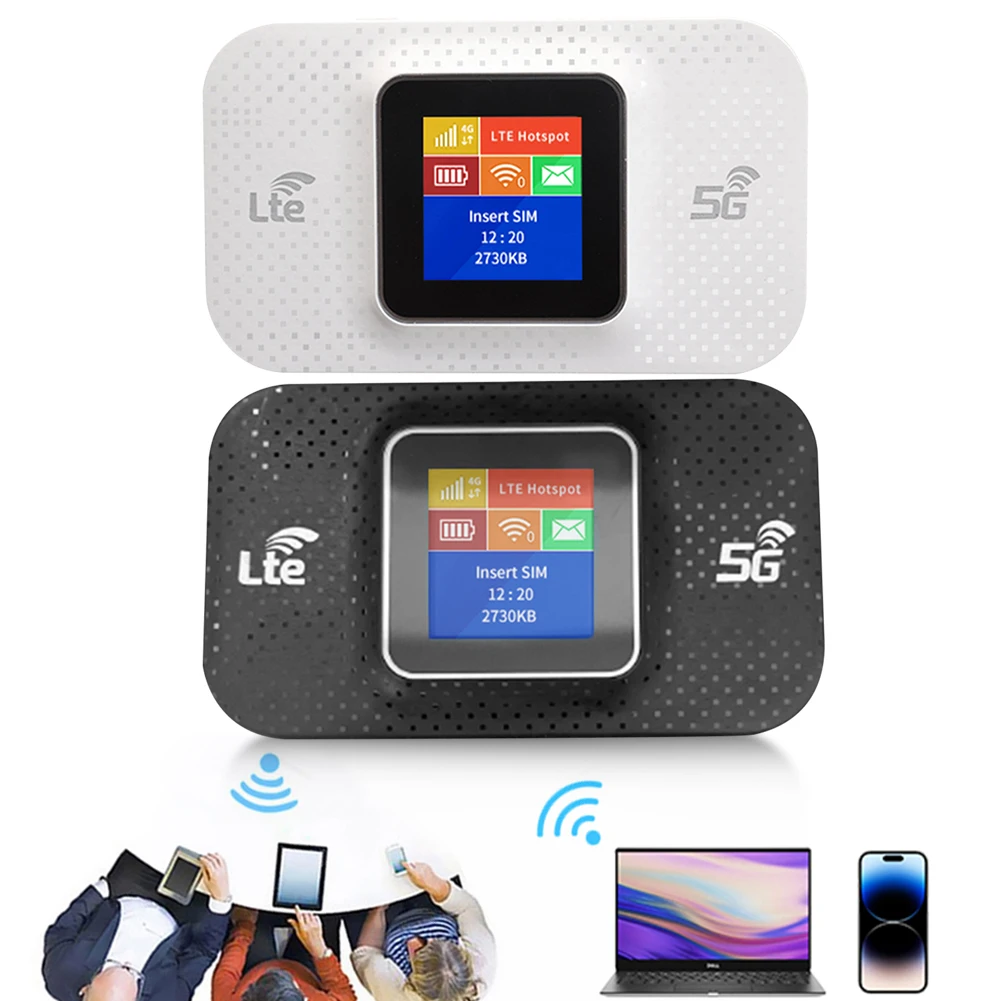 H807 프로 4G LTE 와이파이 리피터 SIM 카드 슬롯 와이파이 라우터 33650mAh 고속 모뎀 미니 핫스팟 공유 모바일 와이파이 라우터