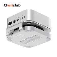 Qwiizlab Aluminum Stand Hub with NVMe SSD Enclosure for Mac mini M4/M4 Pro 2024, Card Readers 312MB/s, 2x USB-A 10Gbps, USB 2.0 1