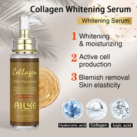 AILKE Skin Whitening Face Serum, Reduce Spots, Moisturizing, Even Skin Tone, With Organic Collagen, Skin Lightening Body Serum 2