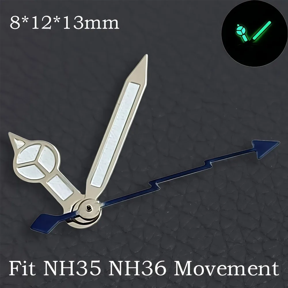 High Quality Green/Blue Super Luminous Watch Hands - Premium Watch Accessories Pointer