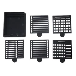 Sticky Note Holder Set with Drawing Templates and Dispenser Base (Without Sticky Notes)