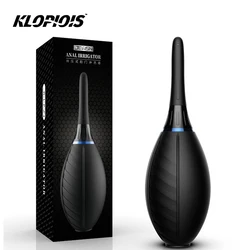 430ML Portable Personal Care Anal Douche Shower Head Irrigator Silicone Enema Anus Cleaner Intestinal Washer Butt Plug Nozzle