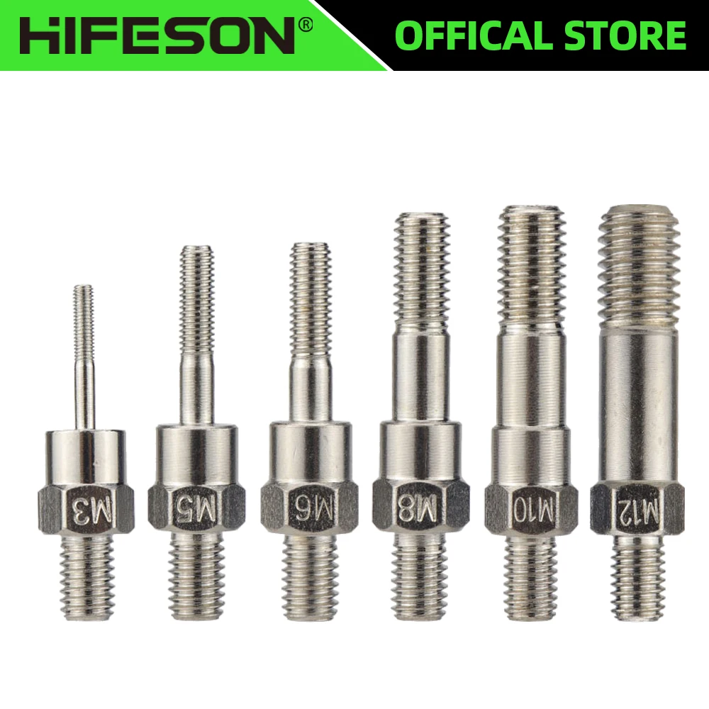 BT-606 BT-605 BT-607 BT-609 BT-610 Manual Rivet Nut Gun Part Rivet Head Screws Pull Rod Accessories M3 M4 M5 M6 M8 M10 M12 rivet gun rivet nut tool rivet gun set
