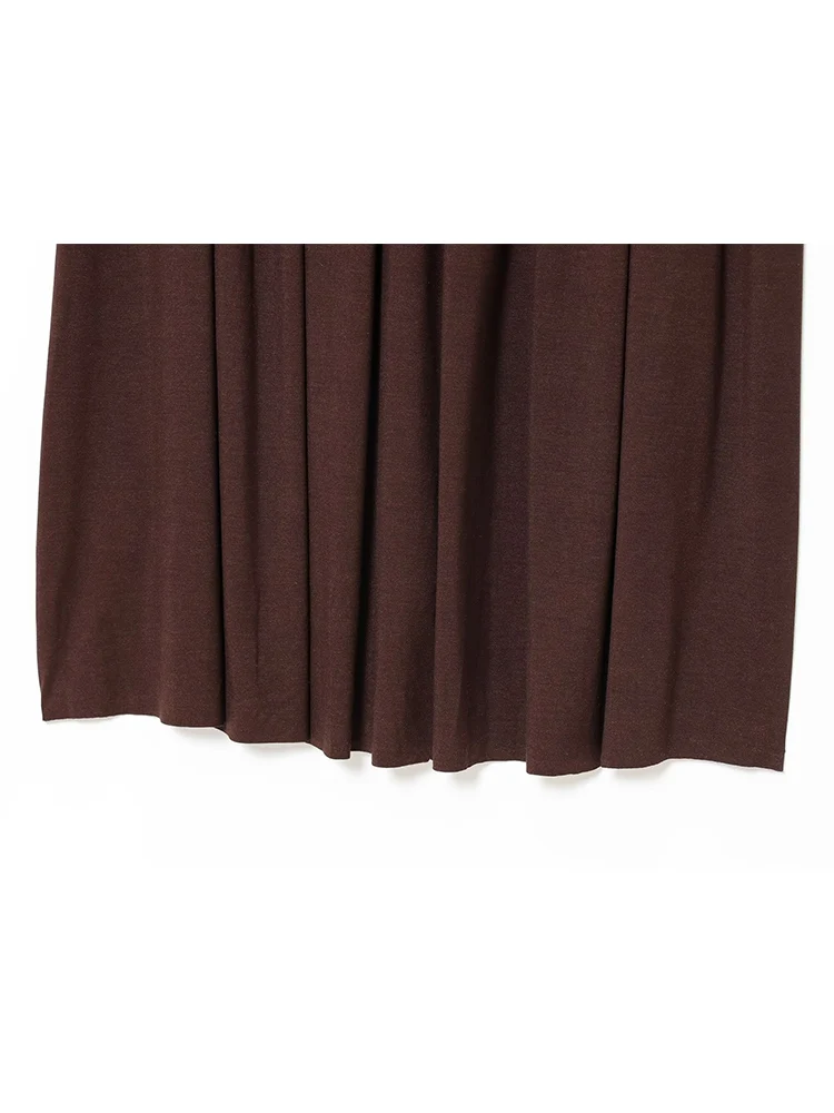 TFMLN 2025 Woman Pleated Dress Fashion Beach Party Midi Strapless Dress Solid Backless Off Shoulder Slim Long Dresses Summer