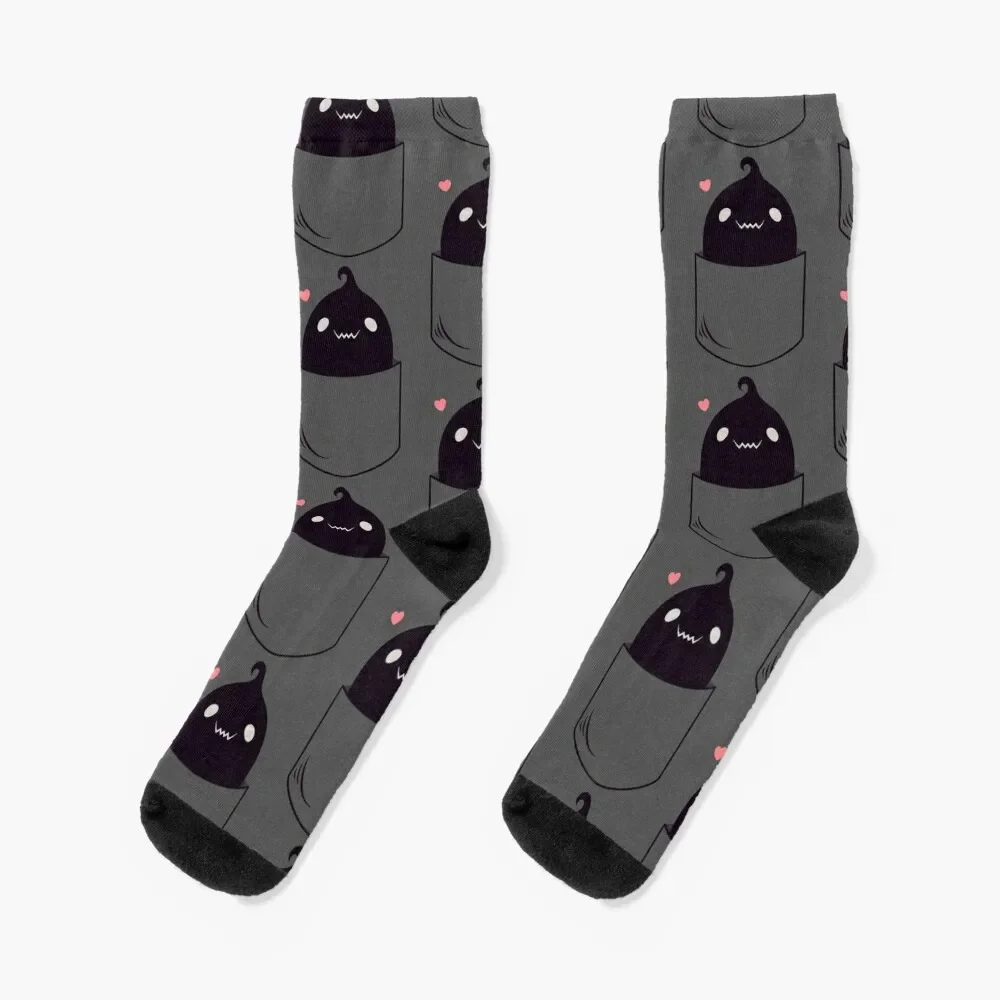 

Krobus Pocket Socks anti-slip moving stockings Socks Ladies Men's