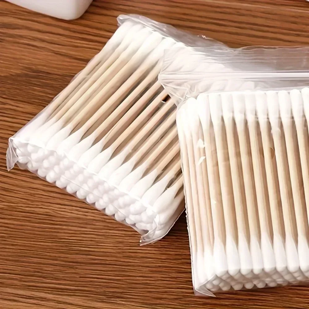 Cotton Swabs 100/300/500 /1000Pcs 20/40set Double-ended Cotton Swabs for makeup baby Ear Cleaning Sticks