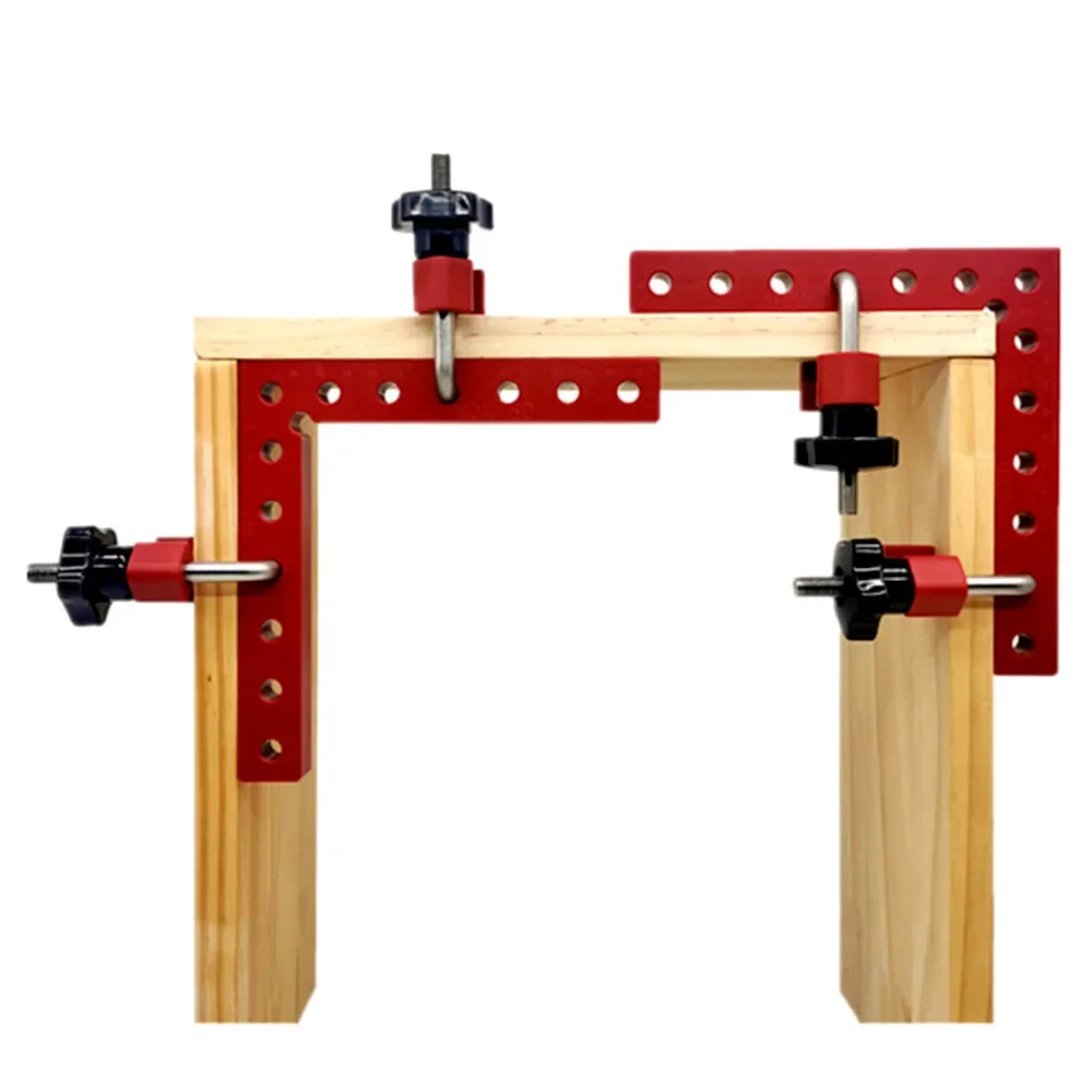 Woodworking Tools Aluminum Alloy Height Gauge 90 Degree Angle Clamping Tool Carpentry Square Ruler Straight Edge Instrument carpenter measuring tool woodworking measuring tool