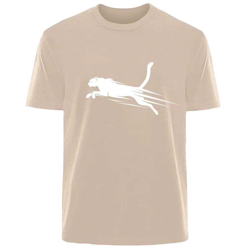 thumbnail image 1 of Camiseta de algodón 100 % transpirable con estampado de leopardo para hombre, de alta calidad, para correr, creativa, informal, de moda urbana, para hombre, 1 of 5