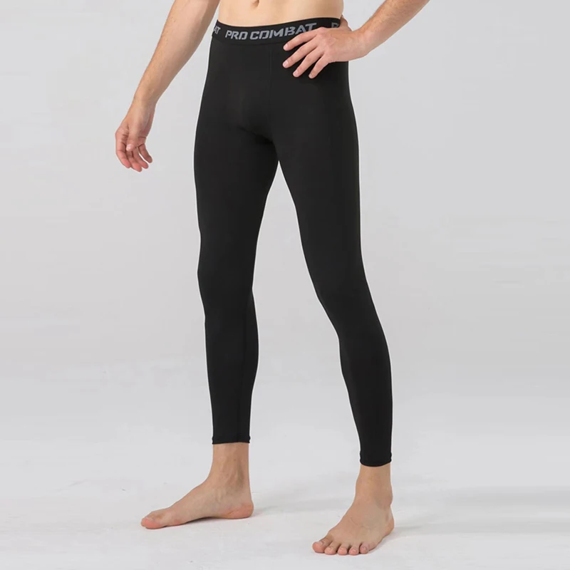 New Compression Pants Leggings Men Running Sport Quick Dry Pants Fitness Training Trousers Male Workout Clothing