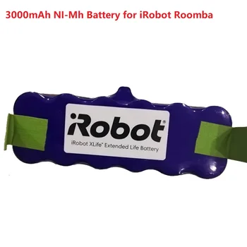 Batteria originale da 3000 mAh per aspirapolvere iRobot Roomba 500 510 530 570 580 600 630 650 700 780 790 900 800 Serie 895 891 890