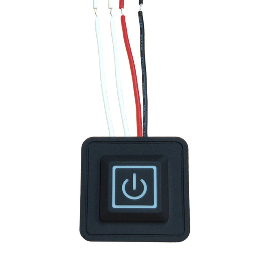 1PCS 3.7 12V DIY Temperature Controller Rheostat Silicone Button Switch