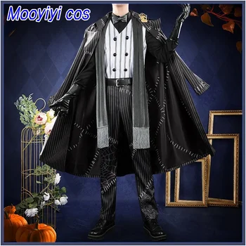 New Sebek Cosplay Costume Halloween Christmas Role Playing S-4XL Handsome clothing European Size Striped clothing