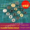 Japan YKK Copper Snap Buttons, O-shaped Spring Buckles, Copper Snap Handmade Leather Accessories 1