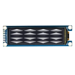 3.12 inch OLED Screen 256*64 Resolution HD SPI Interface SSD1362 Driver Supports 16-Level Grayscale 7Pin White Light
