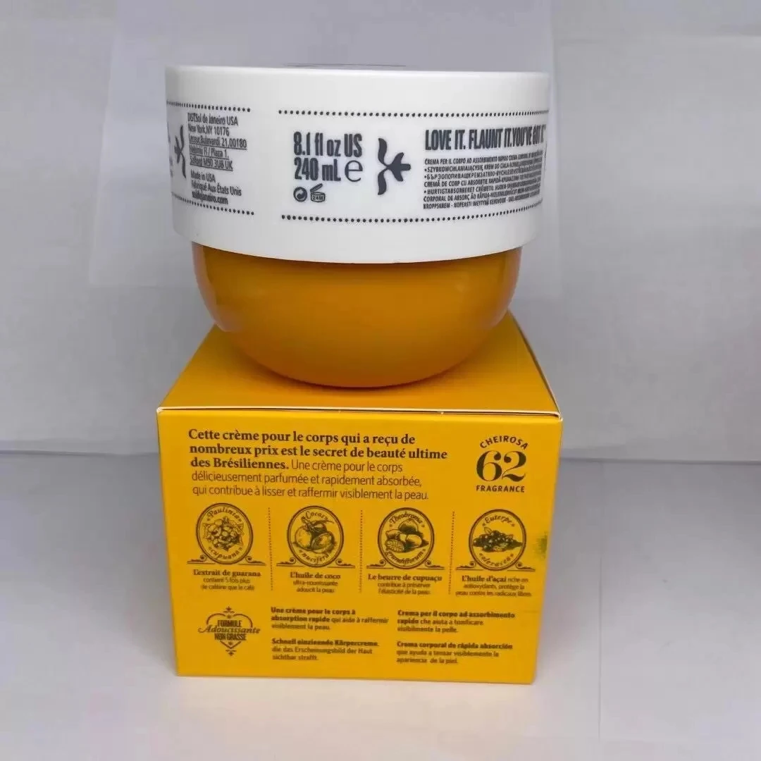 SOL DE JANEIRO BRAZILIAN BUM cream Perfume body Lotion 240ml Firm