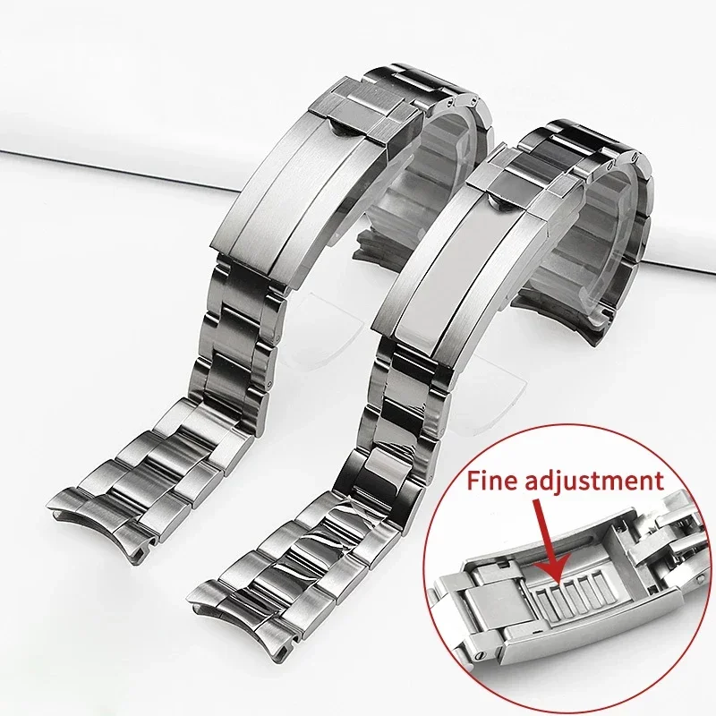 Cinturino In Acciaio Inossidabile Solido Per Cinturino Per Orologio Rolex Explorer Ii Universe Fold Buckle Cinturini Per Interfaccia Speciale Tipo Arc