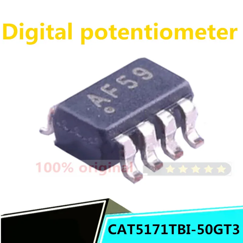 

10pcs new and original cat5171tbi-50gt3 Digital Potentiometer Chip sot-23-8 pin