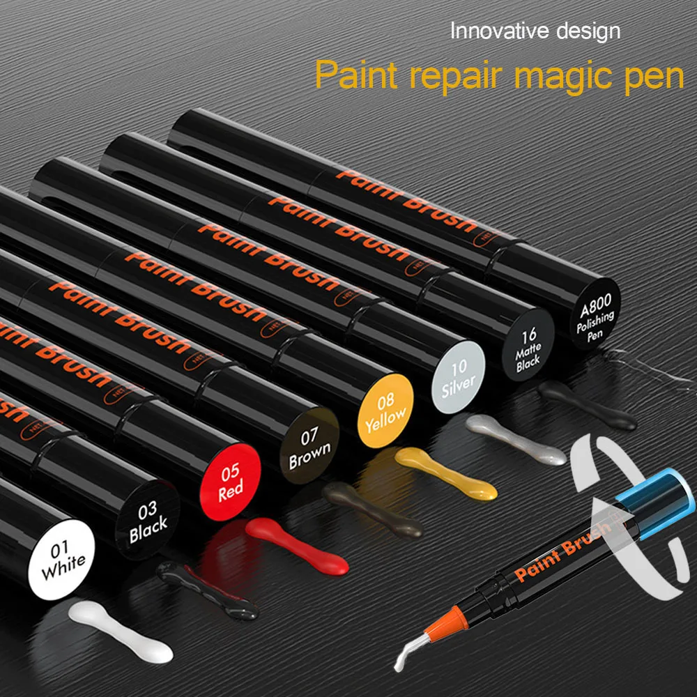 

Car Paint Repair Scratch Repair Pen Brush White Scratch Repair Agent Universal Car Paint Repair Scratch Artifact Car Accessories