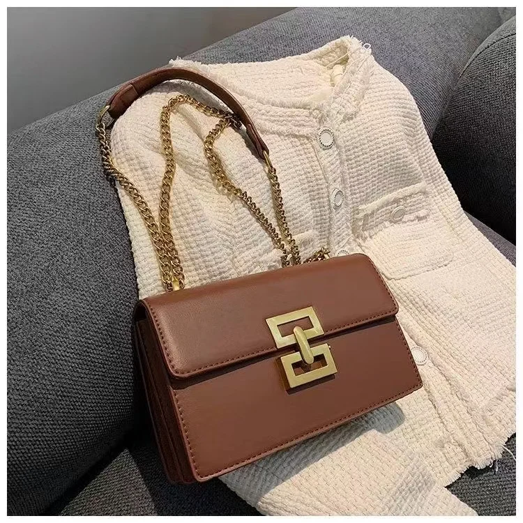 

Women's Shoulder Bags Vintage Evening Brand PU Leather Female Designer Handbags for Ladies' Solid Luxury Bag Woman Crossbody