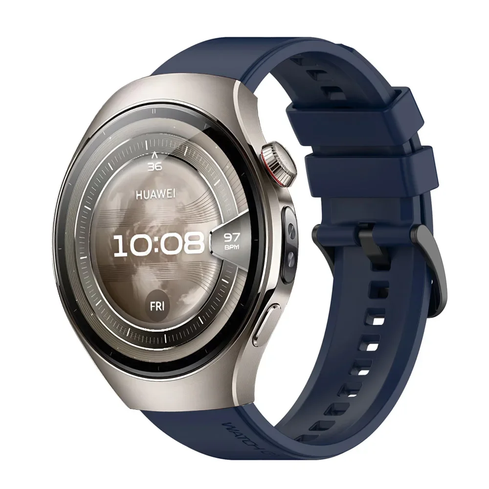 Premium Silicone Strap for Smartwatches - Adjustable 22mm/20mm Wristband in Sleek Design
