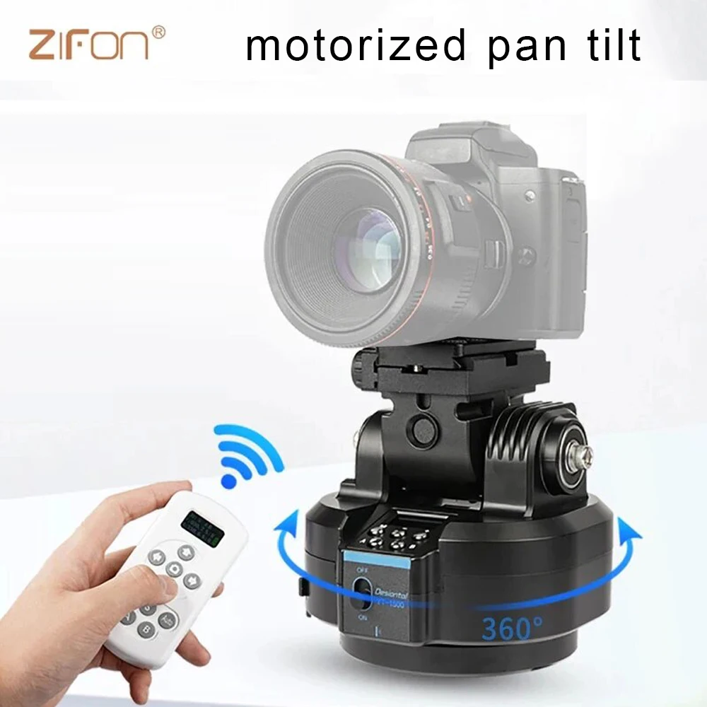 ZIFON YT 1500 Pro Remote Control Pan Tilt Motorized Tripod Head