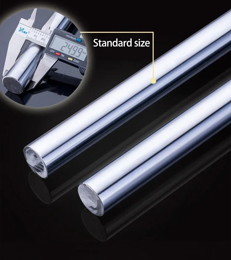 2 Pezzi Albero Lineare 10mm X 400mm - Asta Di Precisione In Acciaio Per Guide Lineari E Cuscinetti - Foto 8