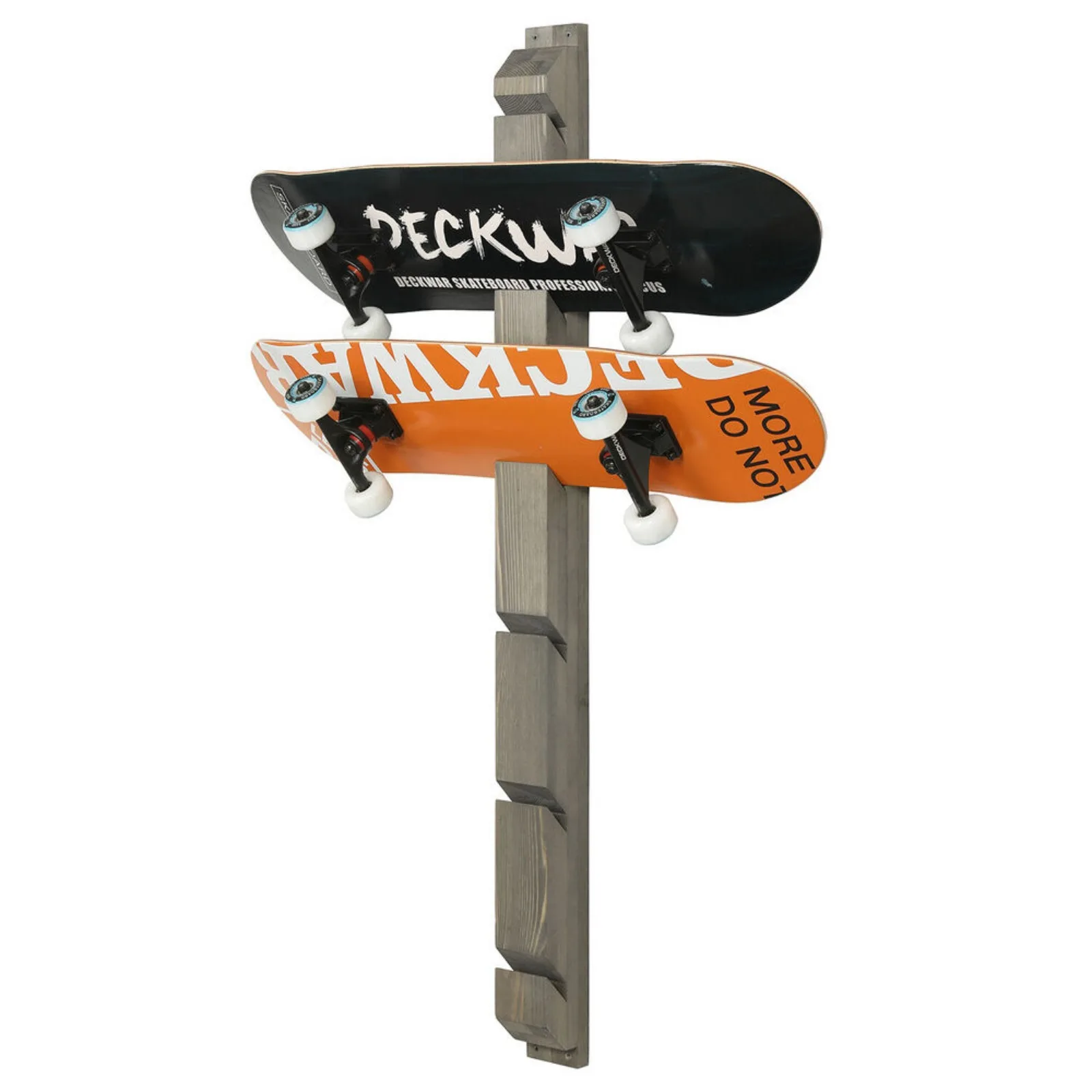 US Wall Mounted Skateboard Storage Rack, Longboard Display Organizer Holds 6 Boards