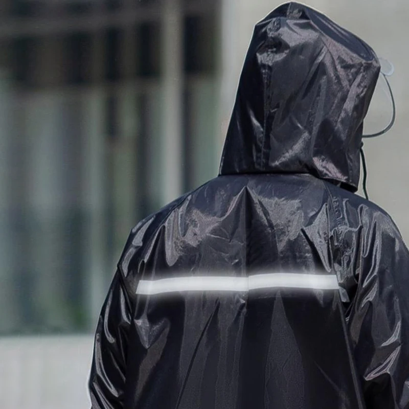 Raincoat Long Full Body Rainproof Electric Battery Motorcycle Bicycle Single Split Riding Poncho