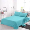 Bed Sheets Solid Flat Twin Queen Full Size Mattress Cover Simple Skin-friendly Non-slip Antibacterial Bedroom Comfortable Home 6