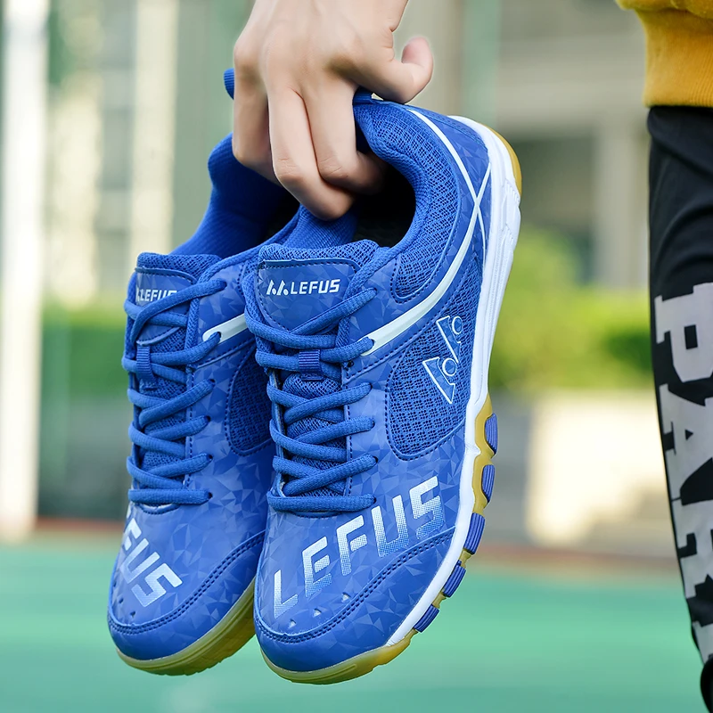 Men Professional Volleyball Shoes Unisex Sports Breathable Damping Shoes Women Mesh Wear-resistant Sneakers size 36-45 5