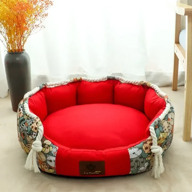 Pet Dog Bed Pets Sofa Protection Plush Pad Dogs Sofa Pets Furniture Sofa Cover with Soft Neck Pad Machine Washable 3